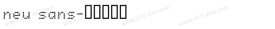 neu sans字体转换